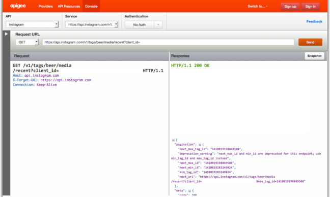 図3 - Instagram APIから写真や動画を取得してみよう！