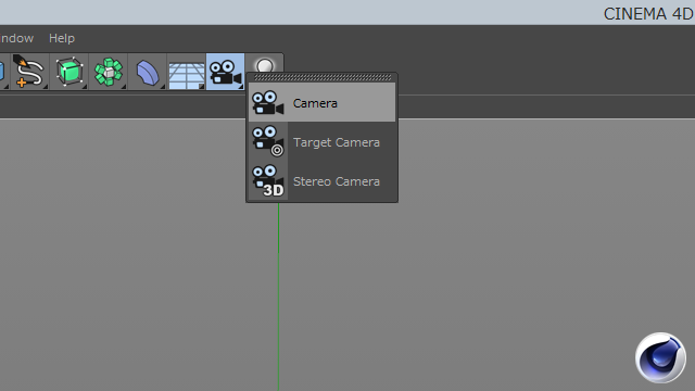 Cinema4D：カメラ追加