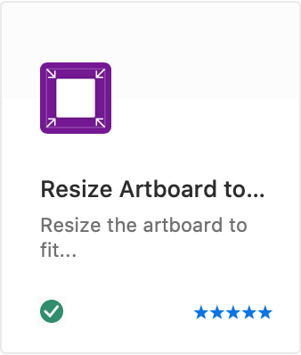 アートボードの高さをオブジェクトに合わせる「Resize Artboard to Fit Content」