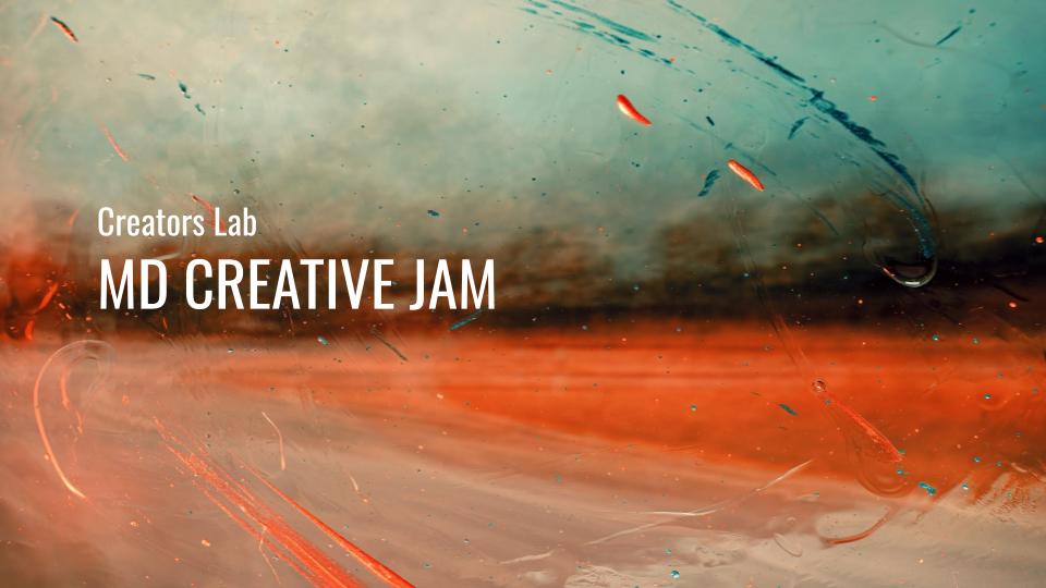 MD CREATIVE JAM