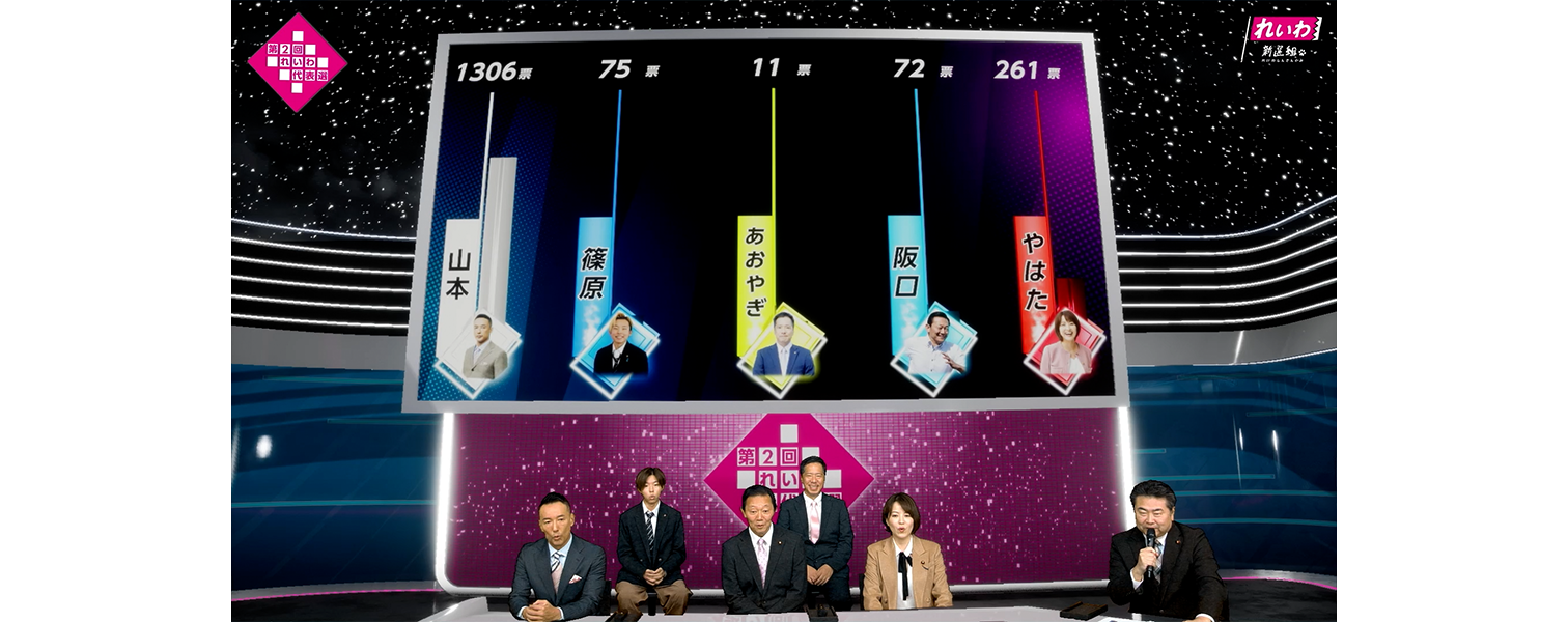 「第2回れいわ代表選」ライブ配信