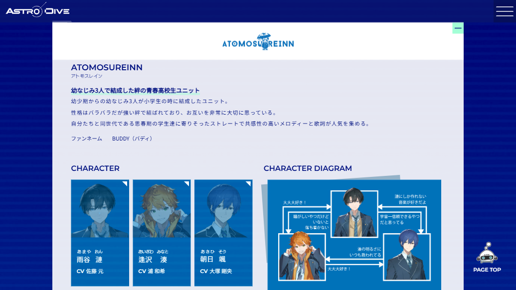 スクリーンショット：アストロダイブ